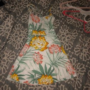 f21 print dress